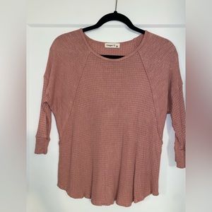 Ginger G. Half sleeve Rose color top